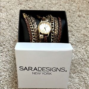 Sara Designs New York wrap watch